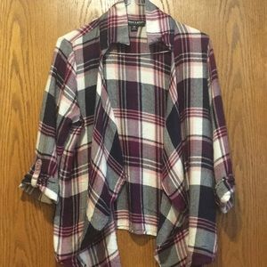 Black and light pink cardigan